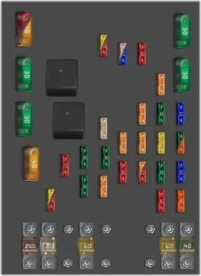 Panel de fusibles del motor [Gasolina]