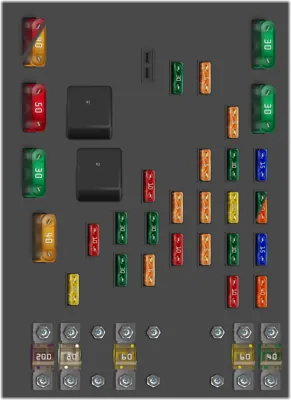 Panel de fusibles del motor [Diesel]