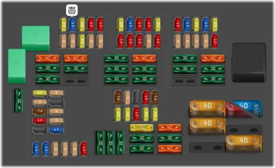 Caja de fusibles interior