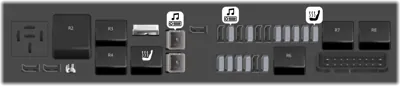 Bloque de fusibles trasero debajo del asiento (Lado del conductor)