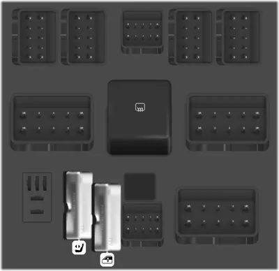Bloque de fusibles del tablero de instrumentos central