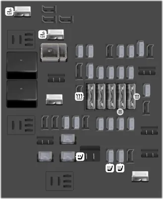 Bloque de Fusibles del Tablero de Instrumentos (Izquierdo)