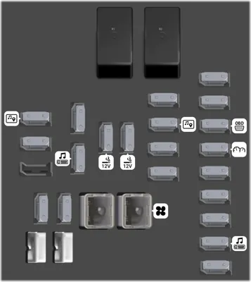 Bloque de fusibles del tablero de instrumentos