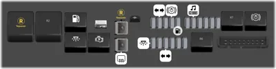Bloque de Fusibles Bajo el Asiento Trasero (Lado del Pasajero)