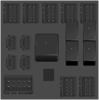 Bloque de Utilidades del Panel de Instrumentos Central