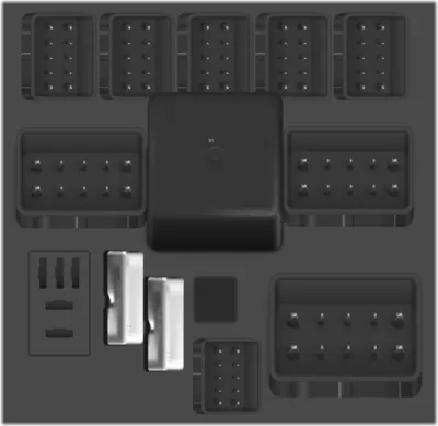 Bloque de Fusibles del Panel de Instrumentos Central