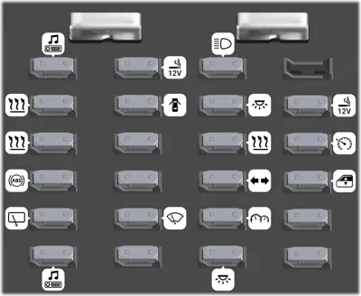 Bloque de fusibles del tablero de instrumentos