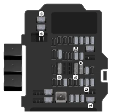 Bloque de fusibles del tablero de instrumentos