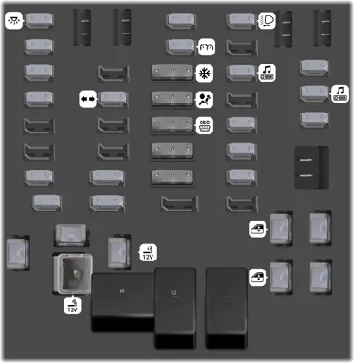 Bloque de fusibles del tablero de instrumentos