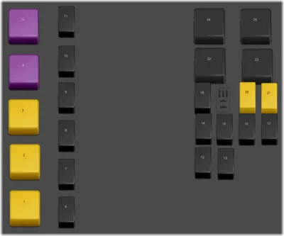 Relés (en la caja del módulo de control de la carrocería)
