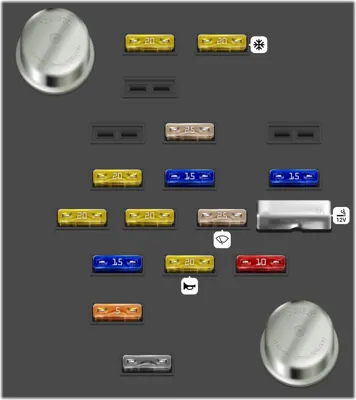 Caja de fusibles de la cabina (Ver. 2)
