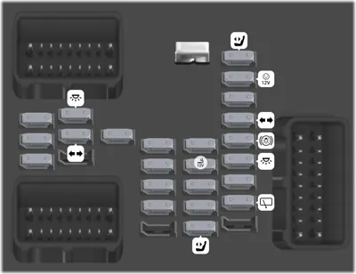Bloque de Fusibles del Tablero de Instrumentos