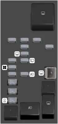 Bloque de fusibles del compartimiento trasero