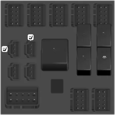 Bloque de Fusibles del Panel de Instrumentos Central