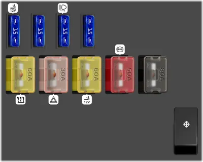 Bloque de Fusibles del Compartimiento del Motor