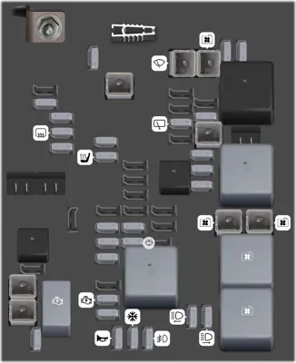 Bloque de fusibles compartimiento de motor