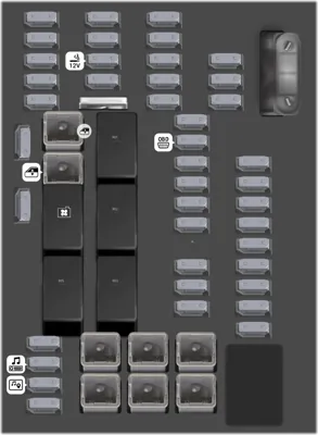 Caja de fusibles del tablero de instrumentos