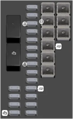 Caja de fusibles del compartimiento trasero