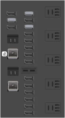 Bloque de fusibles del compartimento trasero