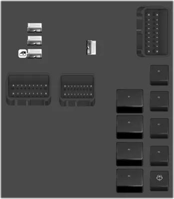 Tablero de instrumentos bloque de fusibles (relevadores)