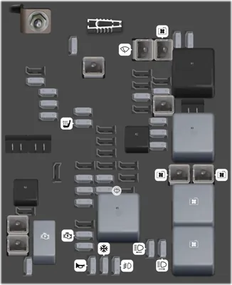Bloque de fusibles compartimiento de motor