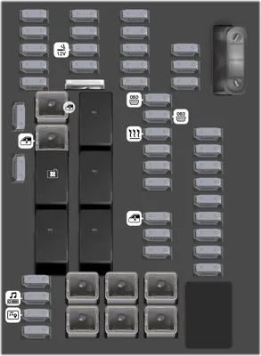 Bloque de fusibles del tablero de instrumentos