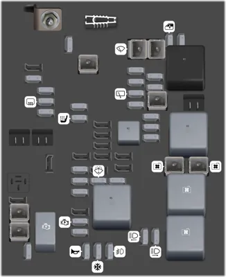 Bloque de fusibles compartimiento de motor