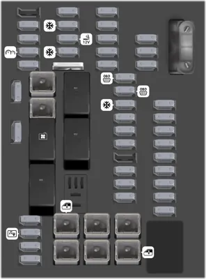 Bloque de fusibles del tablero de instrumentos