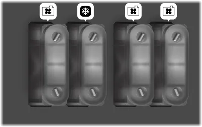 Caja de fusibles en el motor. 3 (Tipo 2)