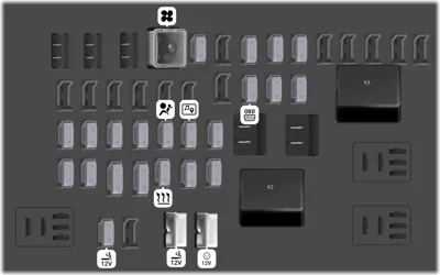 Bloque de fusibles del tablero de instrumentos