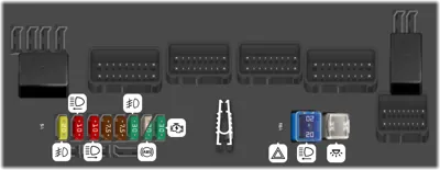 Caja de fusibles del compartimento motor