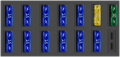 Interior fuse box