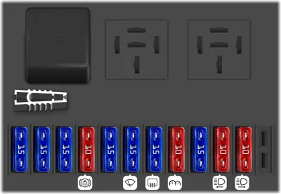 Interior fuse box