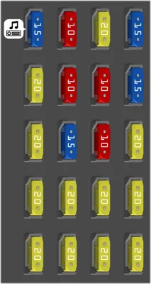 Caja de fusibles en el compartimiento de pasajeros