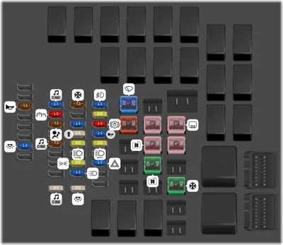 BLOQUE DE FUSIBLES (COMPARTIMENTO DEL MOTOR)