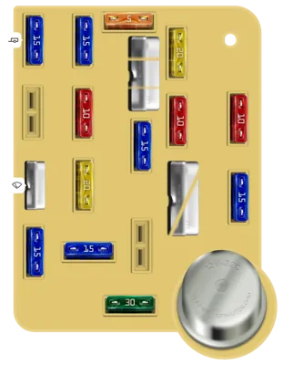 Panel de fusibles interior