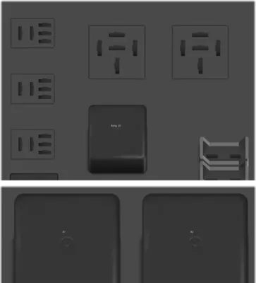 Caja de Relé Trasera