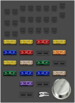 Interior fuse box