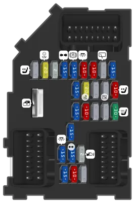 Bloque de Fusibles del Tablero de Instrumentos
