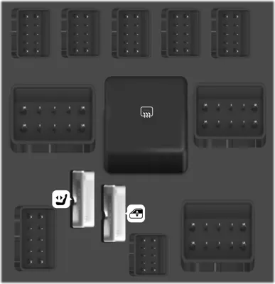 Bloque de Utilidad del Panel de Instrumentos Central