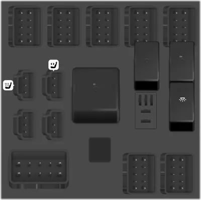 Bloque de Utilidad del Panel de Instrumentos Central