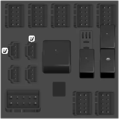 Bloque de Fusibles del Panel de Instrumentos Central