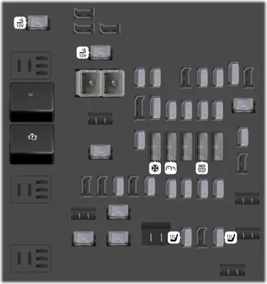 Bloque de fusibles del tablero de instrumentos (Izquierdo)
