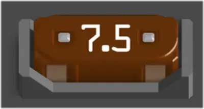 Caja de fusibles del compartimento motor tipo B
