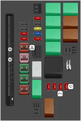 Caja de fusibles del compartimento del motor