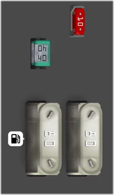 Panel de fusibles de la caja de la batería