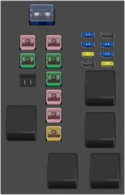 Panel de fusibles del compartimento del motor (Ver.1)
