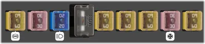 Engine compartment fuse box (Version 1)
