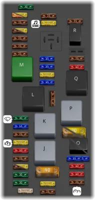 Panel de fusibles del compartimento del motor