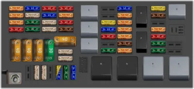 Caja de fusibles del compartimento de equipaje (A partir del 01.06.2006)